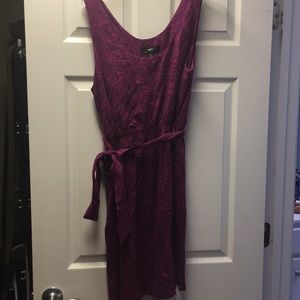 Magenta pattern dress